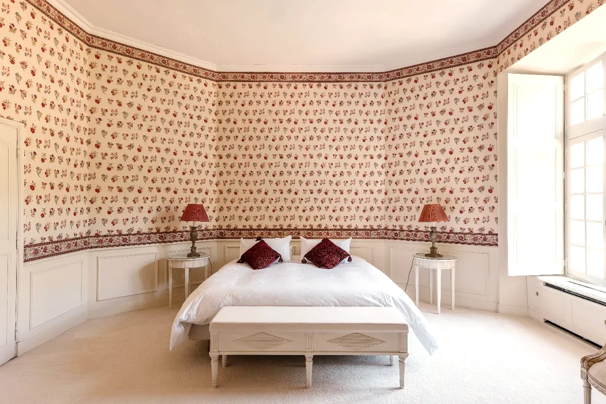 Une chambre du château au petit matin